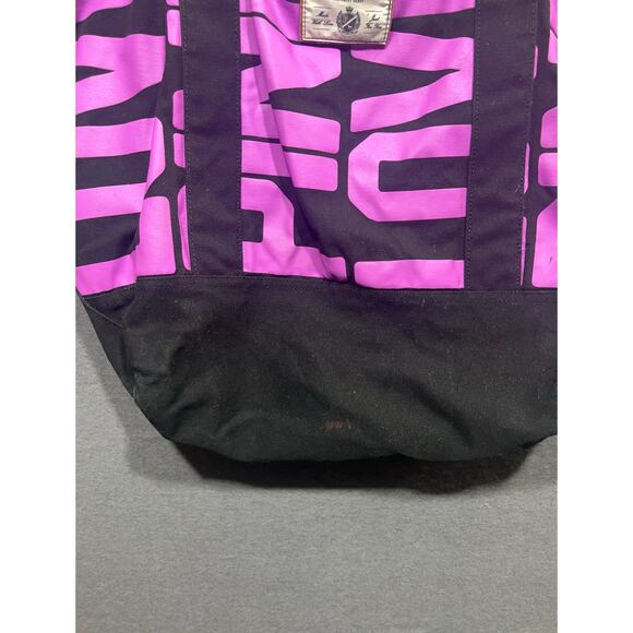 Vintage Y2K Victoria’s Secret PINK Weekender Tote Bag XL Purple/Black - Picture 5 of 16